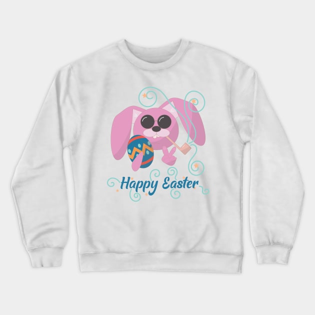 happy easter Crewneck Sweatshirt by Sidou01